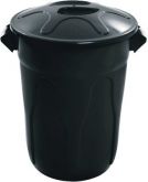Lixeira ou cesto E40 preto
