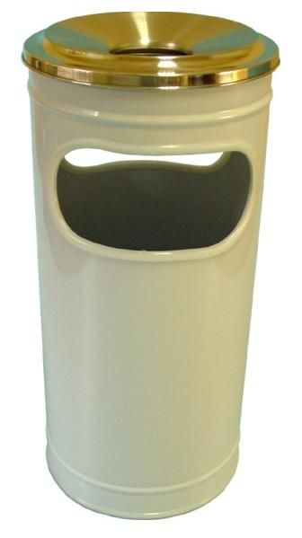Cinzeiro Lixeira Texturizado bco pto C5